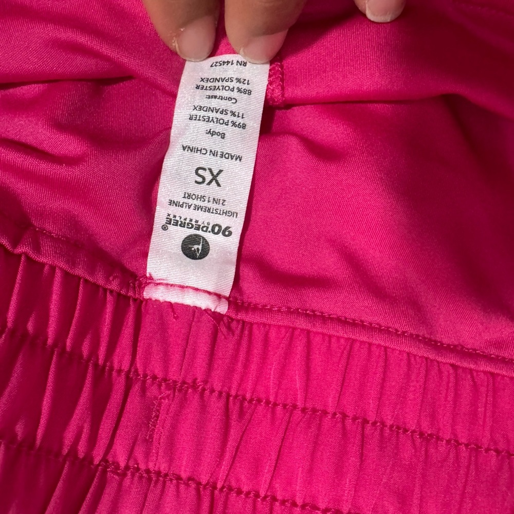 90 Degree By Reflex Fuchsia Shorts